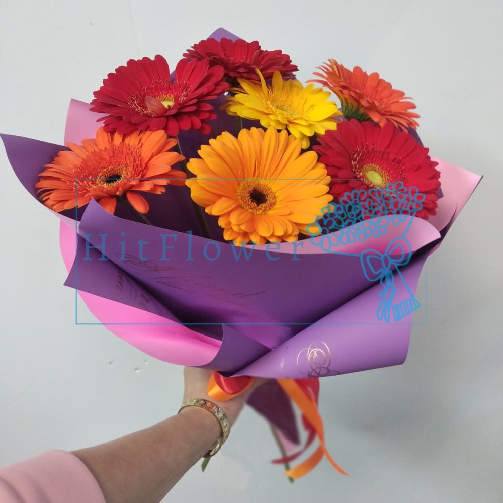 Букет цветов Фонтан гербер Букет цветов из: Герберы